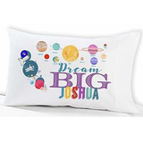 Funda De Almohada Dream Big Kids Dream Personalizada