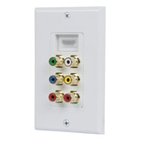 Monoprice 12100 Empotrada Hdmi Wall Plate 1 - Bañado En Oro