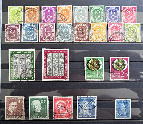 Alemania, Lote 23 Sellos 4 Series 1951 Completo Usado L19140