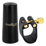 Abraçadeira Sax Tenor Barkley Couro Sint Sem Ressonador Gold