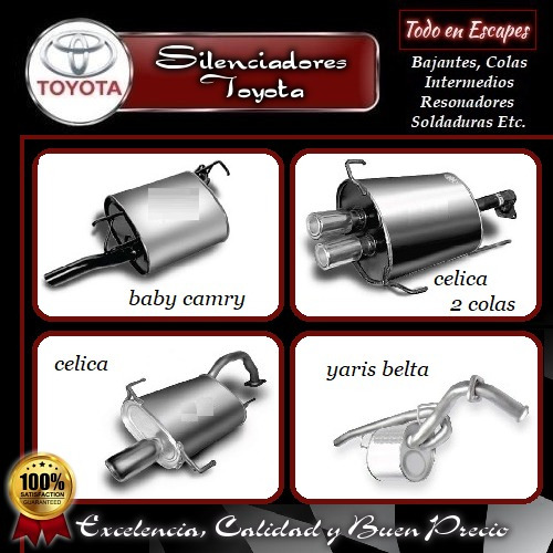 Silenciadores Toyota Meru - Sensation - Prado - Fortuner Etc Foto 3