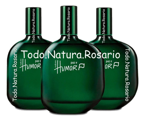 Natura Paz E Humor Masculino Eau De Toilette 25ml Kit X3 Un