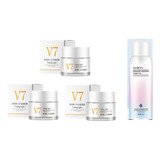 Crema Aclarante 3 Piezas V7  Tonificante Luz Y 1 Spray 