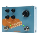 Pedal Sonicake Warped Dimension C/ 4 Efeitos De Modulação Cor Azul-aço