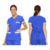 Ambo Medico Mujer Entallado Ajustable Uniforme Talle Grande