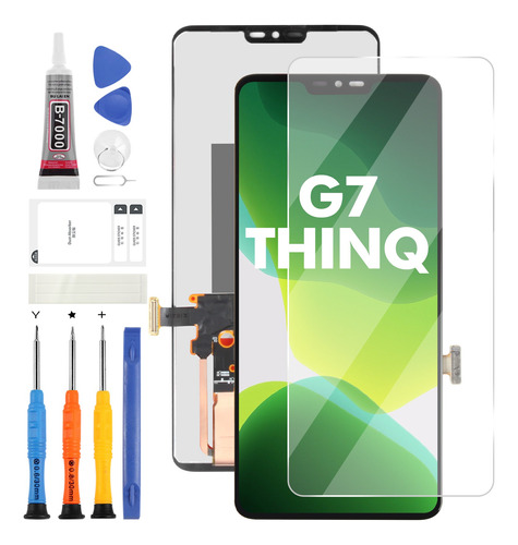 Para LG G7 Thinq / One / Fit G710 Pantalla Táctil Lcd