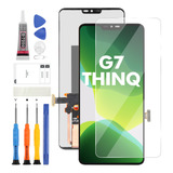 Para LG G7 Thinq / One / Fit G710 Pantalla Táctil Lcd