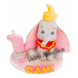 Cake Topper Dumbo Elefante Elefantito Vela Pasta Francesa