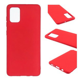 Silicone Case Para Samsung A72 Funda Cover Soft + Templado 