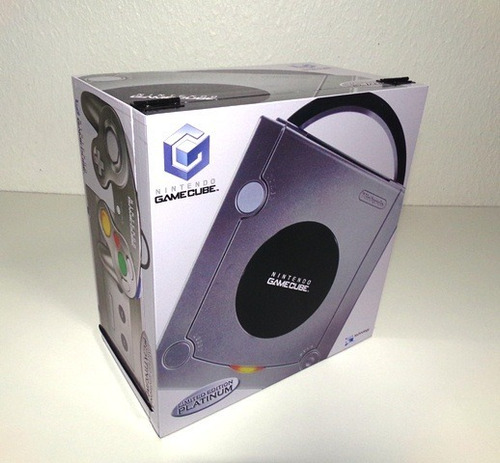 Caixa Vazia Nintendo Game Cube Platinum De Madeira Mdf