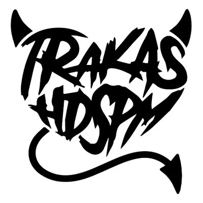 Trakas Hdspm Calca Vinil Sticker Corazón Diablo Carro Moto | Meses sin interés