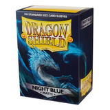 Sleeves Night Blue 100 Protetores Dragon Shield Magic