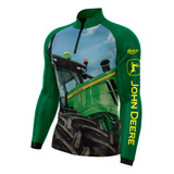 Camisa Camiseta Blusa De Agro John Deere Proteção Uv50