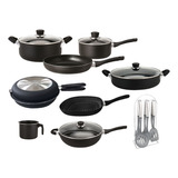 Kit Cocina Ollas + Wok + Arrocera + Bifera Linea Hudson 