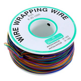 Rollo De Cable Kynar 305m 30 Awg Wire Wrapping De Colores