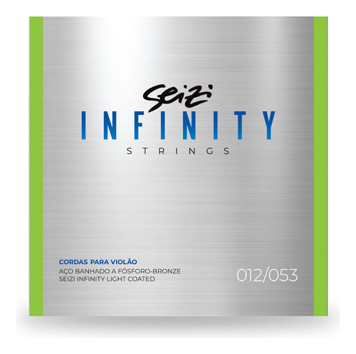 Encordoamento Seizi Para Violão Infinity Light Coated 012 053