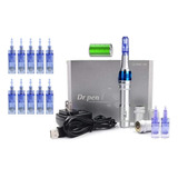 Dermapen Dr Pen Ultima A6 Sem Fio + 12 Cartuchos