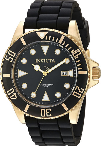 Invicta 90303 Pro Diver Reloj Analógico De Cuarzo Negro Para