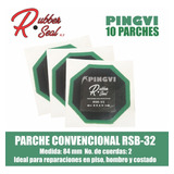 10 Parche Reparación D Llantas N Frio Rsb32 84mm Rubber Seal