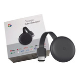 Google Chromecast 3rd Generation Full Hd Carvão 3 Geração