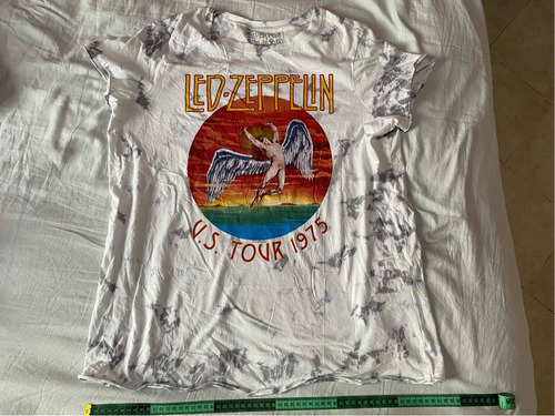Playera Led-zeppelin Us Tour 1975  Talla L Original