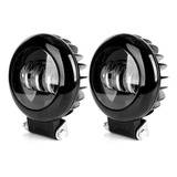 Par Faros Redondo 3 Led 30w Lupa 6d 5 Pulgadas