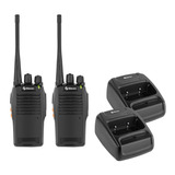 Kit De 2 Radios Walkie Talkie Intercomunicadores 16ch Uhf