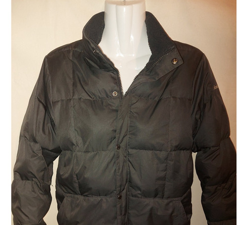 Chaqueta Plumas Mujer Original Columbia Talla M Negro