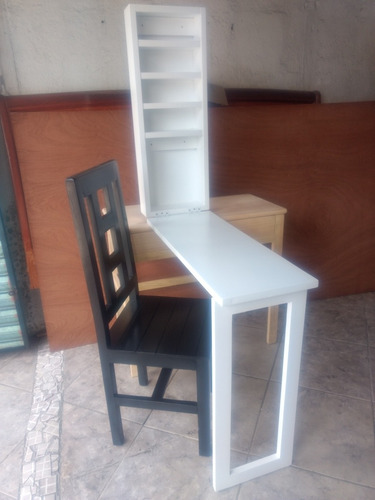 Repisa, Mesa, Escritorio, Plegable, Set/ Uñas, Tareas, 2 En1