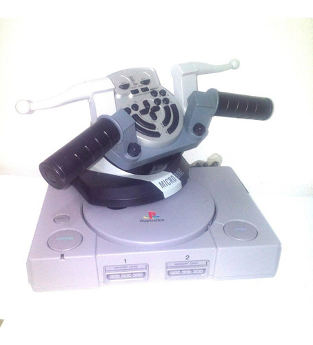 Control Playstation Volante Motocicleta Psx Ps2 En Caja