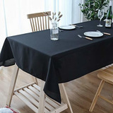 Rectangular Dining Table Cloths Fabric Water Resistant Spill