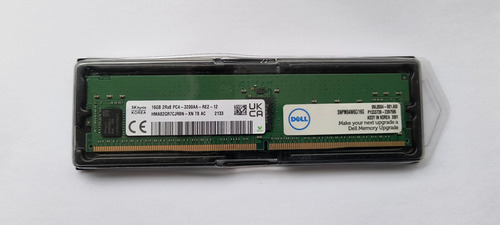 Memoria Servidor 16gb Ddr4-3200 Rdimm Ecc Dell Skhynix