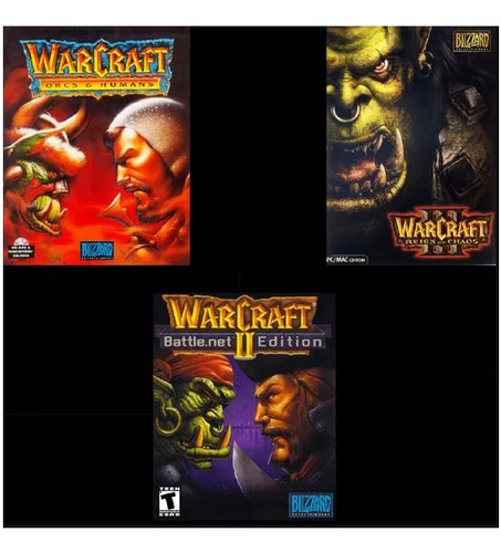 Warcraft 1 2 Y 3 + Frozen Throne Pc Digital Tenelo Hoy!
