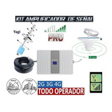 Kit Antena Amplificador Doble Banda 3g 4g Señal Celular Finc