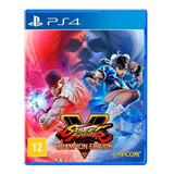 Street Fighter V  Champion Edition Capcom Ps4 Físico