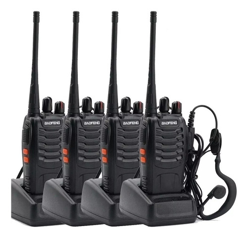 Walkie-talkie Baofeng Radio-888s-2cx Frequência Uhf