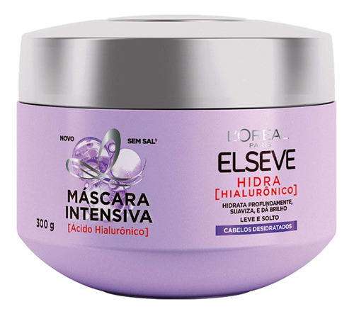 Creme De Tratamento Loreal Elseve Hidra Hialurônico 300ml