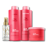 Kit Wella Color Brilliance Salon Trio + Óleo Light 100ml