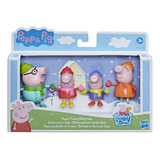 Peppa Pig Set Pepa Y Su Familia En La Nieve Hasbro