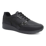 Tenis Feminino Kolosh Anabela Preto C2289