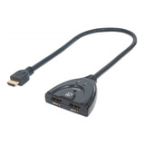 Switch Hdmi Manhattan De 2 Puertos 2x Hembra - 1x Macho /vc