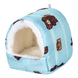 Casa De Hamster Com Cama De Dormir Para Animais Pequenos E
