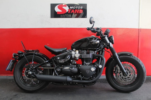 TRIUMPH BONNEVILLE BOBBER 1200 ABS 2020 PRETA PRETO