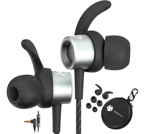 Auriculares Mindbeast, Estuche/con Cable/negro