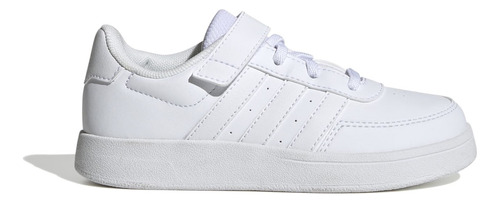 Tenis adidas Breaknet 2.0 El K Casual Niños Color Ftwr White/ftwr White/grey One Diseño De La Tela Liso Talla 18 Mx