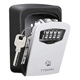 Ttrwin Key Lock Box-key Caja Montado En La Pared De 4 Dígito