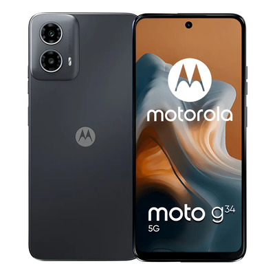 Teléfono móvil Motorola Moto G34 5g Dual Sim 128 GB 8 GB RAM Color Negro | Meses sin interés