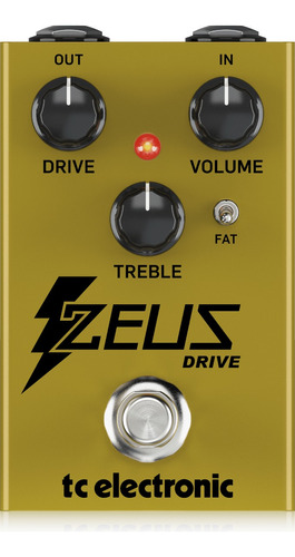 Tc Electronic Zeus Drive Overdrive Pedal De Guitarra