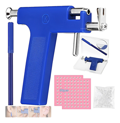 Kit De Pistola De Perforacion Orejas Sin Dolor Profesional