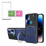 Capa Para Moto G71 Proteção Armadura +pelicula 3d